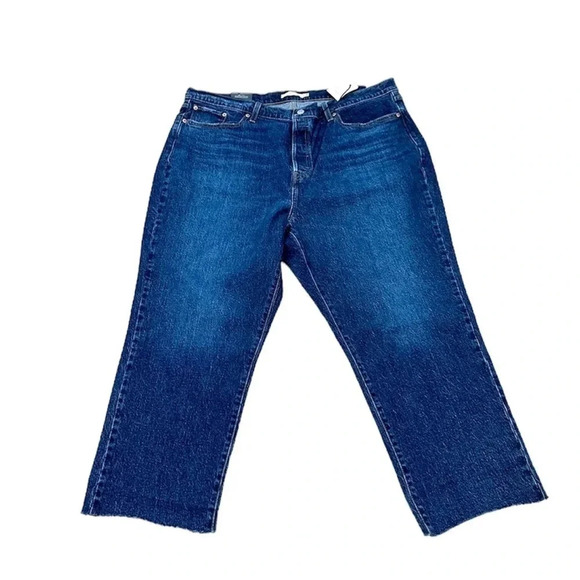 Levi's Women's High Rise Jeans - Dark Blue - Picture 1 of 8